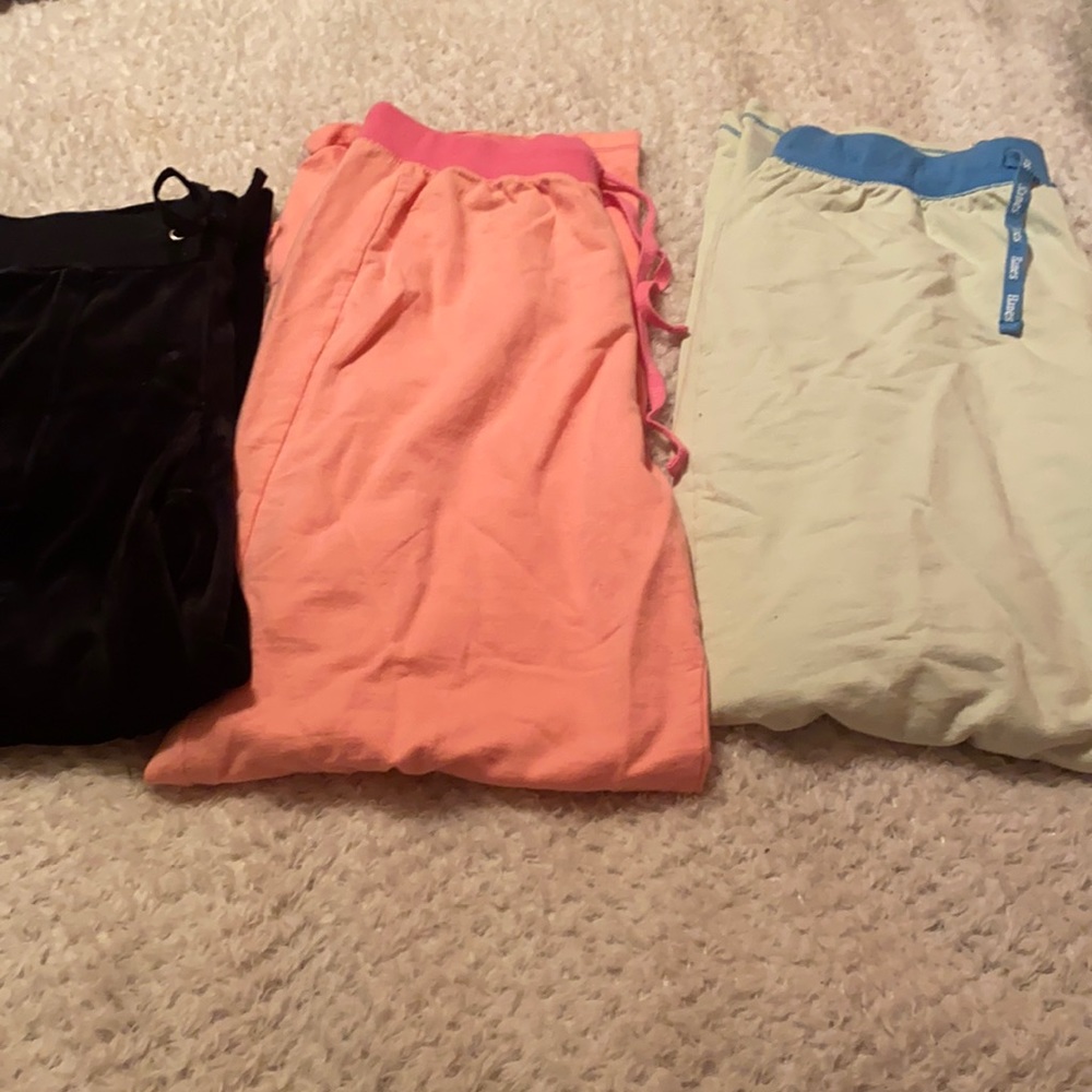 (3) Hanes Lounge Pants size M